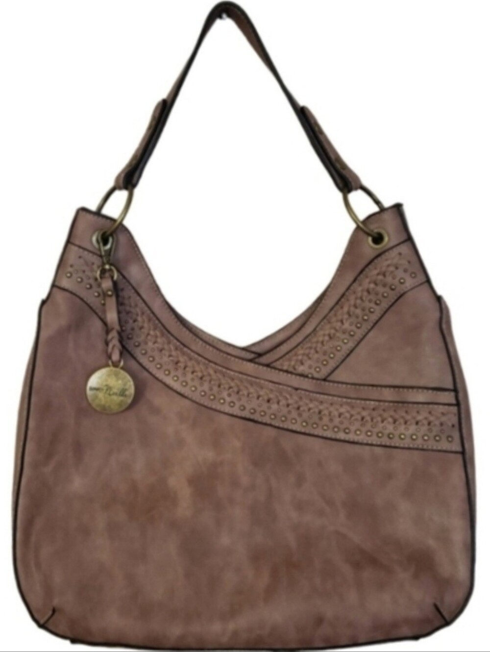 Large Oversized Faux Leather SIMPLY NOELLE Crossbody Purse Shoulder Bag Hobo Bag
